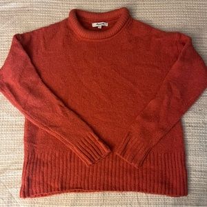 Coral Madewell Pullover Sweater